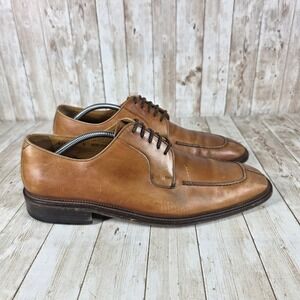 Magnanni Mens‎ Leather Dress Shoes Oxfords Square Toe Brown Size 12 D